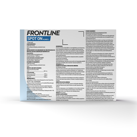 FRONTLINE SpotOn L Rückseite