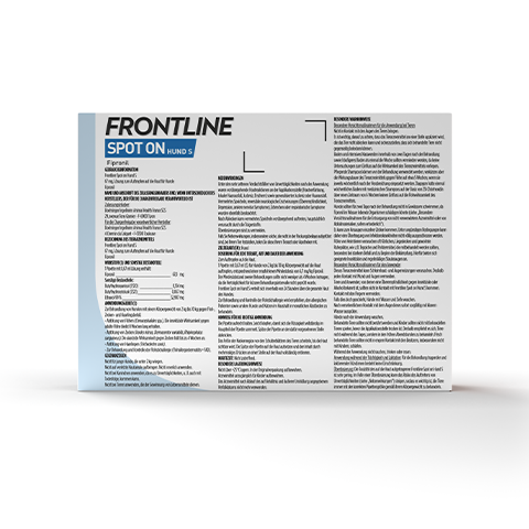 FRONTLINE SpotOn Rückseite