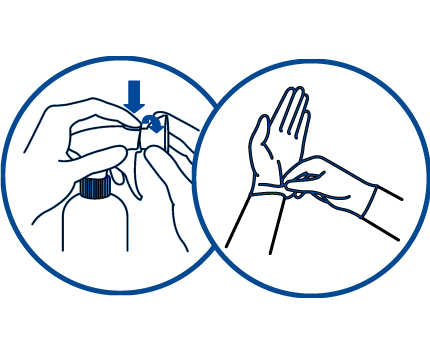 FRONTLINE Spray Vorbereitung