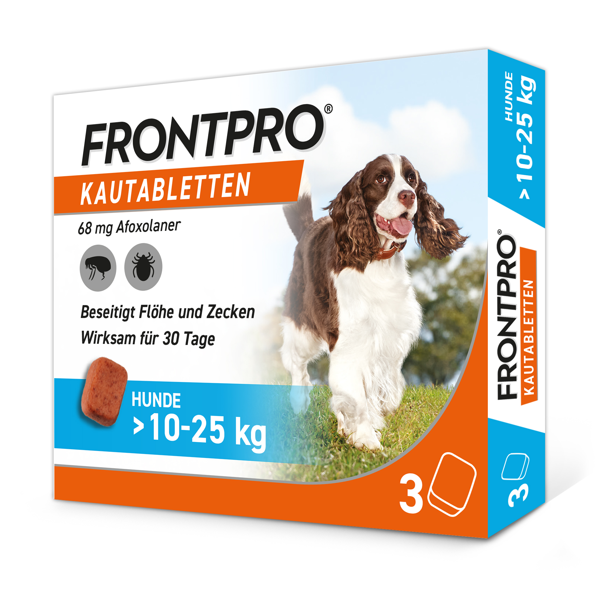 FRONTPRO S Deutsche Packung Schräg