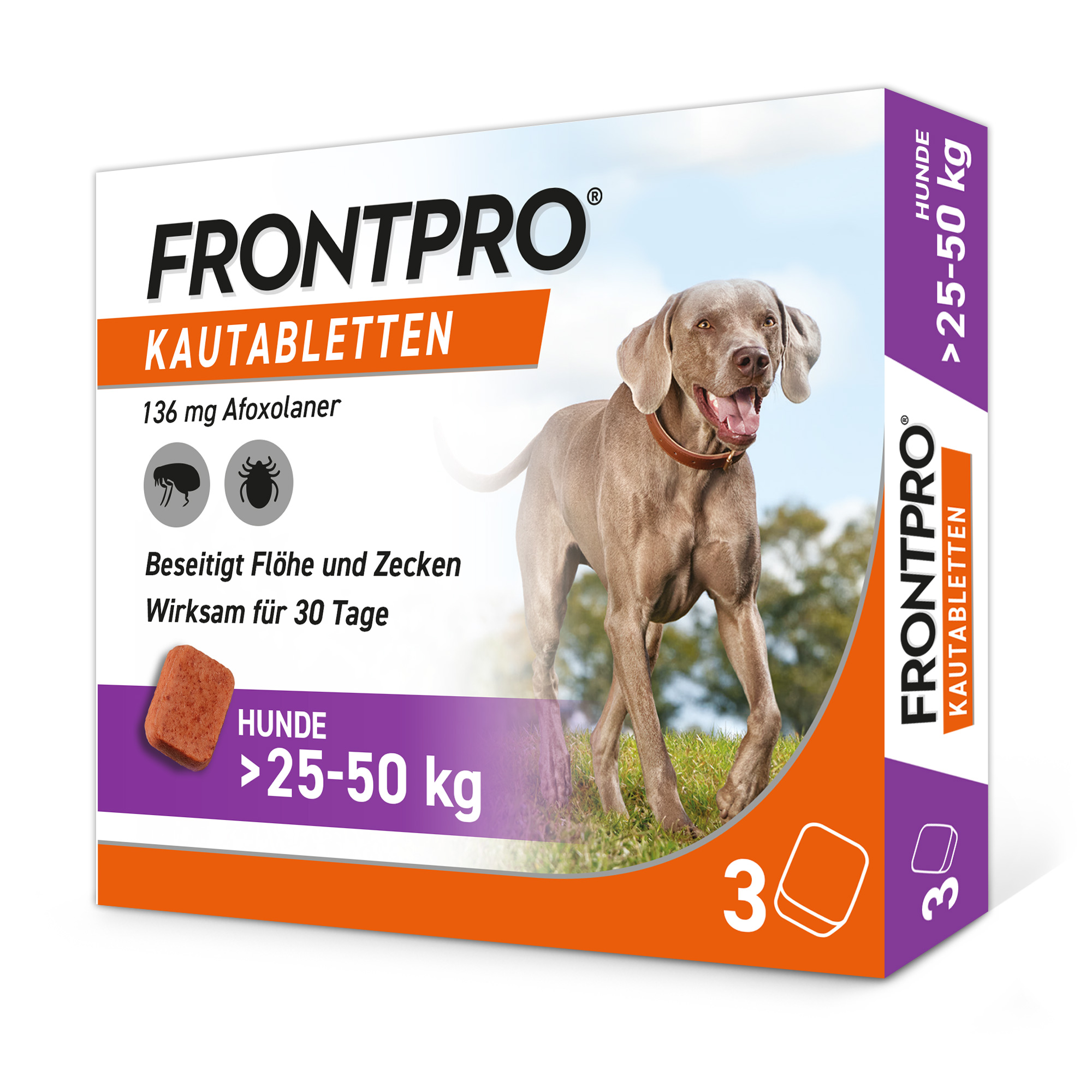 FRONTPRO XL Deutsche Packung Schräg