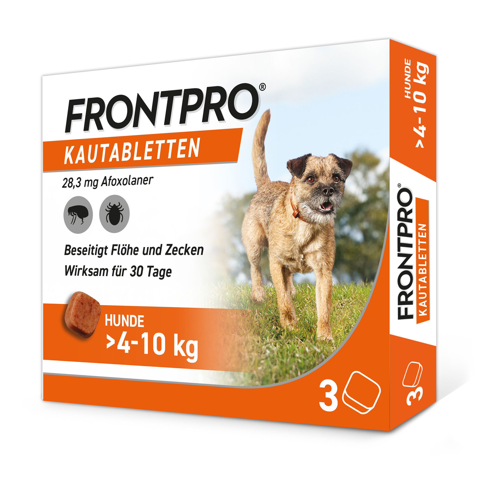 FRONTPRO M Deutsche Packung Schräg